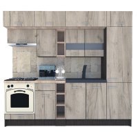 Bucatarie BIGMAR 250 A Wenge / Decor K002